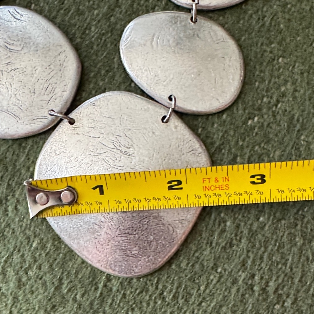 Chico's Textured Silver Necklace - Picture 8 of 8